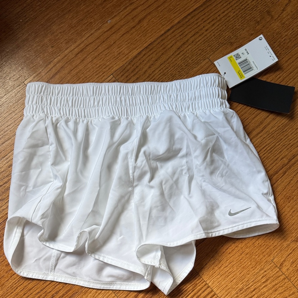 Nike Women's White Athletic Shorts